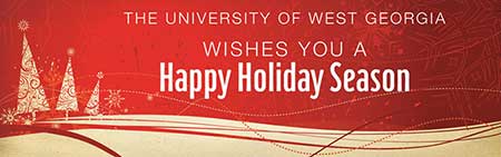 Happy Holidays from the University of West Georgia 
