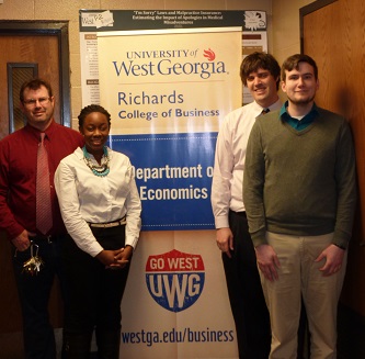 UWG Student Awarded First Place in Economics Paper Competition 